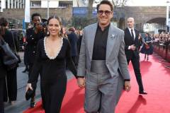 LONDON, ENGLAND - FEBRUARY 18: Susan Downey and Robert Downey Jr. attend the EE BAFTA Film Awards 2024 at The Royal Festival Hall on February 18, 2024 in London, England. (Photo by Lia Toby/BAFTA/Getty Images for BAFTA)