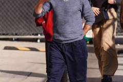 LOS ANGELES, CA - FEBRUARY 22: Robert Downey Jr. is seen arriving at 'Jimmy Kimmel Live' Show on February 22, 2024 in Los Angeles, California.  (Photo by JOCE/Bauer-Griffin/GC Images)