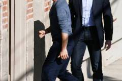 LOS ANGELES, CA - FEBRUARY 22:  Robert Downey Jr. is seen arriving at 'Jimmy Kimmel Live!' on February 22, 2024 in Los Angeles, California.  (Photo by ZZHollywood To You/Star Max/GC Images)