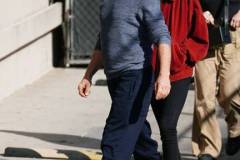 LOS ANGELES, CA - FEBRUARY 22:  Robert Downey Jr. is seen arriving at 'Jimmy Kimmel Live!' on February 22, 2024 in Los Angeles, California.  (Photo by ZZHollywood To You/Star Max/GC Images)