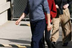 LOS ANGELES, CA - FEBRUARY 22:  Robert Downey Jr. is seen arriving at 'Jimmy Kimmel Live!' on February 22, 2024 in Los Angeles, California.  (Photo by ZZHollywood To You/Star Max/GC Images)