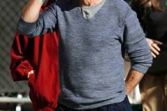 LOS ANGELES, CA - FEBRUARY 22:  Robert Downey Jr. is seen arriving at 'Jimmy Kimmel Live!' on February 22, 2024 in Los Angeles, California.  (Photo by ZZHollywood To You/Star Max/GC Images)