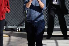 LOS ANGELES, CA - FEBRUARY 22:  Robert Downey Jr. is seen arriving at 'Jimmy Kimmel Live!' on February 22, 2024 in Los Angeles, California.  (Photo by ZZHollywood To You/Star Max/GC Images)