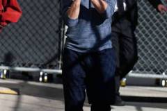 LOS ANGELES, CA - FEBRUARY 22:  Robert Downey Jr. is seen arriving at 'Jimmy Kimmel Live!' on February 22, 2024 in Los Angeles, California.  (Photo by ZZHollywood To You/Star Max/GC Images)