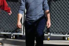 LOS ANGELES, CA - FEBRUARY 22:  Robert Downey Jr. is seen arriving at 'Jimmy Kimmel Live!' on February 22, 2024 in Los Angeles, California.  (Photo by ZZHollywood To You/Star Max/GC Images)