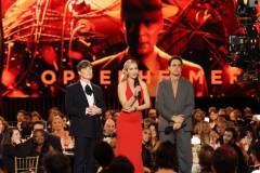 Los Angeles, CA - February 24: Cillian Murphy, Emily Blunt and Robert Downey Jr. photographed during the 30th Screen Actors Guild Awards in Shrine Auditorium and Expo Hall in Los Angeles, CA, Saturday, Feb. 24, 2024. (Robert Gauthier / Los Angeles Times via Getty Images)