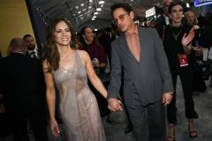 Susan Downey and Robert Downey Jr. at the 30th Annual Screen Actors Guild Awards held at the Shrine Auditorium and Expo Hall on February 24, 2024 in Los Angeles, California. (Photo by Michael Buckner/Variety via Getty Images)