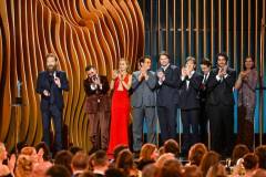 Kenneth Branagh, Emily Blunt, Cillian Murphy, Robert Downey Jr. and the cast of "Oppenheimer" at the 30th Annual Screen Actors Guild Awards held at the Shrine Auditorium and Expo Hall on February 24, 2024 in Los Angeles, California. (Photo by Michael Buckner/Variety via Getty Images)
