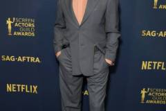 LOS ANGELES, CALIFORNIA - FEBRUARY 24: Robert Downey Jr. attends the 30th Annual Screen Actors Guild Awards at Shrine Auditorium and Expo Hall on February 24, 2024 in Los Angeles, California. (Photo by JC Olivera/GA/The Hollywood Reporter via Getty Images)