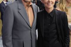 LOS ANGELES, CALIFORNIA - FEBRUARY 24: (L-R) Robert Downey Jr. and Tig Notaro attend the 30th Annual Screen Actors Guild Awards at Shrine Auditorium and Expo Hall on February 24, 2024 in Los Angeles, California. (Photo by Kevin Winter/Getty Images)