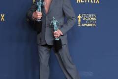 LOS ANGELES, CALIFORNIA - FEBRUARY 24: Robert Downey Jr. poses at the 30th Annual Screen Actors Guild Awards  at Shrine Auditorium and Expo Hall on February 24, 2024 in Los Angeles, California. (Photo by Steve Granitz/FilmMagic)