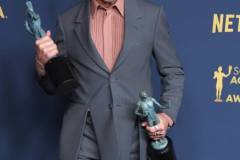 LOS ANGELES, CALIFORNIA - FEBRUARY 24: Robert Downey Jr. poses at the 30th Annual Screen Actors Guild Awards  at Shrine Auditorium and Expo Hall on February 24, 2024 in Los Angeles, California. (Photo by Steve Granitz/FilmMagic)