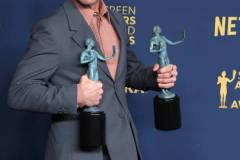 LOS ANGELES, CALIFORNIA - FEBRUARY 24: Robert Downey Jr. poses at the 30th Annual Screen Actors Guild Awards  at Shrine Auditorium and Expo Hall on February 24, 2024 in Los Angeles, California. (Photo by Steve Granitz/FilmMagic)