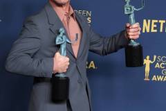 LOS ANGELES, CALIFORNIA - FEBRUARY 24: Robert Downey Jr. poses at the 30th Annual Screen Actors Guild Awards  at Shrine Auditorium and Expo Hall on February 24, 2024 in Los Angeles, California. (Photo by Steve Granitz/FilmMagic)