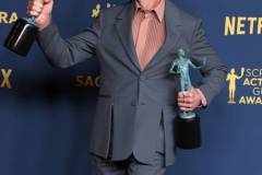 LOS ANGELES, CALIFORNIA - FEBRUARY 24: Robert Downey Jr. poses at the 30th Annual Screen Actors Guild Awards  at Shrine Auditorium and Expo Hall on February 24, 2024 in Los Angeles, California. (Photo by Steve Granitz/FilmMagic)