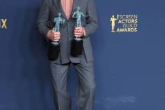 LOS ANGELES, CALIFORNIA - FEBRUARY 24: Robert Downey Jr. poses at the 30th Annual Screen Actors Guild Awards  at Shrine Auditorium and Expo Hall on February 24, 2024 in Los Angeles, California. (Photo by Steve Granitz/FilmMagic)