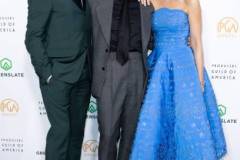 HOLLYWOOD, CALIFORNIA - FEBRUARY 25: Robert Downey Jr., Cillian Murphy, and Emily Blunt attend the 35th Annual Producers Guild Awards at The Ray Dolby Ballroom on February 25, 2024 in Hollywood, California. (Photo by Elyse Jankowski/WireImage)