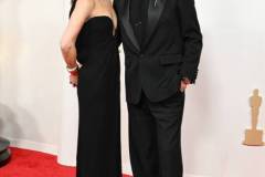 Susan Downey and Robert Downey Jr. at the 96th Annual Oscars held at at the Ovation Hollywood on March 10, 2024 in Los Angeles, California. (Photo by Gilbert Flores/Variety via Getty Images)