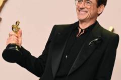 Robert Downey Jr. wins Best Supporting Actor for "Oppenheimer" at the 96th Annual Oscars held at Dolby Theatre on March 10, 2024 in Los Angeles, California. (Photo by Gilbert Flores/Variety via Getty Images)