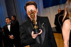 Robert Downey Jr. at the 96th Annual Oscars Governors Ball held at Dolby Theatre on March 10, 2024 in Los Angeles, California. (Photo by Michael Buckner/Variety via Getty Images)