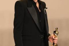 HOLLYWOOD, CALIFORNIA - MARCH 10: Robert Downey Jr., winner of the Best Actor in a Supporting Role award for ?Oppenheimer?, poses in the press room during the 96th Annual Academy Awards at Ovation Hollywood on March 10, 2024 in Hollywood, California. (Photo by Arturo Holmes/Getty Images)