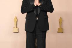 HOLLYWOOD, CALIFORNIA - MARCH 10: Robert Downey Jr., winner of the Best Actor in a Supporting Role award for ?Oppenheimer?, pose in the press room during the 96th Annual Academy Awards at Ovation Hollywood on March 10, 2024 in Hollywood, California. (Photo by Jeff Kravitz/FilmMagic)