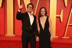 BEVERLY HILLS, CALIFORNIA - MARCH 10: (L-R) Robert Downey Jr. and Susan Downey attend the 2024 Vanity Fair Oscar Party Hosted By Radhika Jones at Wallis Annenberg Center for the Performing Arts on March 10, 2024 in Beverly Hills, California. (Photo by Jon Kopaloff/Getty Images for Vanity Fair)