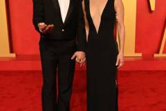 BEVERLY HILLS, CALIFORNIA - MARCH 10: (L-R) Robert Downey Jr. and Susan Downey attend the 2024 Vanity Fair Oscar Party Hosted By Radhika Jones at Wallis Annenberg Center for the Performing Arts on March 10, 2024 in Beverly Hills, California. (Photo by Jon Kopaloff/Getty Images for Vanity Fair)