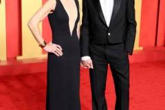 BEVERLY HILLS, CALIFORNIA - MARCH 10: Susan Downey and Robert Downey Jr. attend the 2024 Vanity Fair Oscar Party Hosted By Radhika Jones at Wallis Annenberg Center for the Performing Arts on March 10, 2024 in Beverly Hills, California. (Photo by Daniele Venturelli/Getty Images)