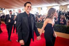 HOLLYWOOD, CALIFORNIA - MARCH 10: Robert Downey Jr and Susan Downey attend the 96th annual Academy Awards on March 10, 2024 in Hollywood, California. (Photo by Emma McIntyre/Getty Images)