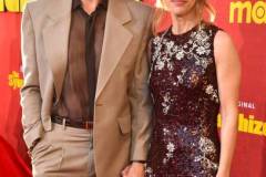 Robert Downey Jr. and Susan Downey at the Los Angeles premiere of "The Sympathizer" held at the Paramount Theatre on April 9, 2024 in Los Angeles, California. (Photo by Gregg DeGuire/Variety via Getty Images)