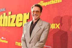 Robert Downey Jr. at the Los Angeles premiere of "The Sympathizer" held at the Paramount Theatre on April 9, 2024 in Los Angeles, California. (Photo by Gregg DeGuire/Variety via Getty Images)