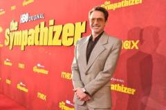 Robert Downey Jr. at the Los Angeles premiere of "The Sympathizer" held at the Paramount Theatre on April 9, 2024 in Los Angeles, California. (Photo by Gregg DeGuire/Variety via Getty Images)