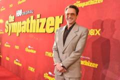 Robert Downey Jr. at the Los Angeles premiere of "The Sympathizer" held at the Paramount Theatre on April 9, 2024 in Los Angeles, California. (Photo by Gregg DeGuire/Variety via Getty Images)