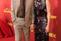 LOS ANGELES, CALIFORNIA - APRIL 09: (L-R) Robert Downey Jr. and Susan Downey attend the Los Angeles Premiere of HBO Original Limited Series "The Sympathizer" at The Paramount LA on April 09, 2024 in Los Angeles, California. (Photo by Kevin Winter/GA/The Hollywood Reporter via Getty Images)