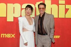 LOS ANGELES, CALIFORNIA - APRIL 09: (L-R) Sandra Oh and Robert Downey Jr. attend the Los Angeles Premiere of HBO Original Limited Series "The Sympathizer" at The Paramount LA on April 09, 2024 in Los Angeles, California. (Photo by Emma McIntyre/Getty Images)