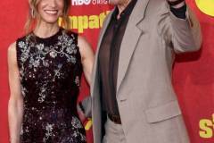 LOS ANGELES, CALIFORNIA - APRIL 09: (L-R) Susan Downey and Robert Downey Jr. attend the Los Angeles Premiere of HBO Original Limited Series "The Sympathizer" at The Paramount LA on April 09, 2024 in Los Angeles, California. (Photo by Amy Sussman/WireImage)