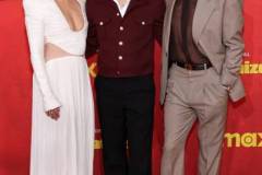 LOS ANGELES, CALIFORNIA - APRIL 09: (L-R) Sandra Oh, Hoa Xuande and Robert Downey Jr. attend the Los Angeles Premiere of HBO Original Limited Series "The Sympathizer" at The Paramount LA on April 09, 2024 in Los Angeles, California. (Photo by Amy Sussman/WireImage)