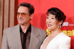 LOS ANGELES, CALIFORNIA - APRIL 09: (L-R) Robert Downey Jr. and Sandra Oh attend the Los Angeles Premiere of HBO Original Limited Series "The Sympathizer" at The Paramount LA on April 09, 2024 in Los Angeles, California. (Photo by Emma McIntyre/Getty Images)