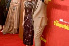 LOS ANGELES, CALIFORNIA - APRIL 09: (L-R) Susan Downey and Robert Downey Jr. attend HBO's "The Sympathizer" Red Carpet Premiere Event at Paramount Theater on April 09, 2024 in Los Angeles, California.  (Photo by FilmMagic/FilmMagic for HBO)