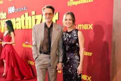LOS ANGELES, CALIFORNIA - APRIL 09: (L-R) Robert Downey Jr. and Susan Downey attend the Los Angeles Premiere of HBO Original Limited Series "The Sympathizer" at The Paramount LA on April 09, 2024 in Los Angeles, California. (Photo by Kevin Winter/GA/The Hollywood Reporter via Getty Images)