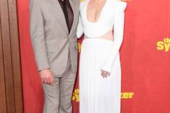 LOS ANGELES, CALIFORNIA - APRIL 09: Sandra Oh, Robert Downey Jr. arrives at the Los Angeles Premiere Of HBO Original Limited Series "The Sympathizer"  at The Paramount LA on April 09, 2024 in Los Angeles, California. (Photo by Steve Granitz/FilmMagic)