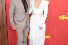 LOS ANGELES, CALIFORNIA - APRIL 09: Sandra Oh, Robert Downey Jr. arrives at the Los Angeles Premiere Of HBO Original Limited Series "The Sympathizer"  at The Paramount LA on April 09, 2024 in Los Angeles, California. (Photo by Steve Granitz/FilmMagic)