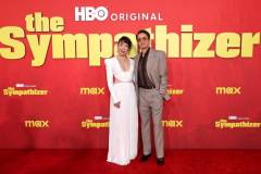 LOS ANGELES, CALIFORNIA - APRIL 09: (L-R) Sandra Oh and Robert Downey Jr. attend the Los Angeles Premiere of HBO Original Limited Series "The Sympathizer" at The Paramount LA on April 09, 2024 in Los Angeles, California. (Photo by Amy Sussman/WireImage)