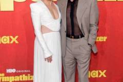 LOS ANGELES, CALIFORNIA - APRIL 09: (L-R) Sandra Oh and Robert Downey Jr. attend the Los Angeles Premiere of HBO Original Limited Series "The Sympathizer" at The Paramount LA on April 09, 2024 in Los Angeles, California. (Photo by Emma McIntyre/Getty Images)