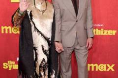 LOS ANGELES, CALIFORNIA - APRIL 09: (L-R) Kieu Chinh and Robert Downey Jr. attend the Los Angeles Premiere of HBO Original Limited Series "The Sympathizer" at The Paramount LA on April 09, 2024 in Los Angeles, California. (Photo by Amy Sussman/WireImage)