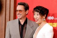 LOS ANGELES, CALIFORNIA - APRIL 09: (L-R) Robert Downey Jr. and Sandra Oh attend the Los Angeles Premiere of HBO Original Limited Series "The Sympathizer" at The Paramount LA on April 09, 2024 in Los Angeles, California. (Photo by Emma McIntyre/Getty Images)