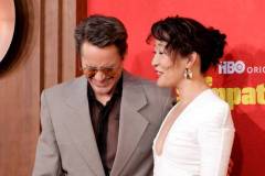 LOS ANGELES, CALIFORNIA - APRIL 09: (L-R) Robert Downey Jr. and Sandra Oh attend the Los Angeles Premiere of HBO Original Limited Series "The Sympathizer" at The Paramount LA on April 09, 2024 in Los Angeles, California. (Photo by Emma McIntyre/Getty Images)