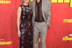 LOS ANGELES, CALIFORNIA - APRIL 09: Susan Downey and Robert Downey Jr. arrives at the Los Angeles Premiere Of HBO Original Limited Series "The Sympathizer"  at The Paramount LA on April 09, 2024 in Los Angeles, California. (Photo by Steve Granitz/FilmMagic)