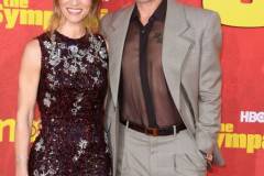 LOS ANGELES, CALIFORNIA - APRIL 09: Susan Downey and Robert Downey Jr. arrives at the Los Angeles Premiere Of HBO Original Limited Series "The Sympathizer"  at The Paramount LA on April 09, 2024 in Los Angeles, California. (Photo by Steve Granitz/FilmMagic)